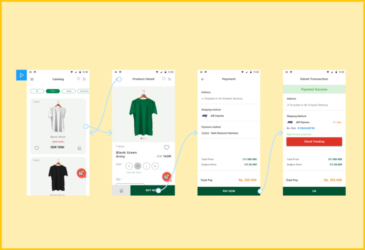Wireframe, Mockup & Prototype “APA BEDANYA?” by Mayuga