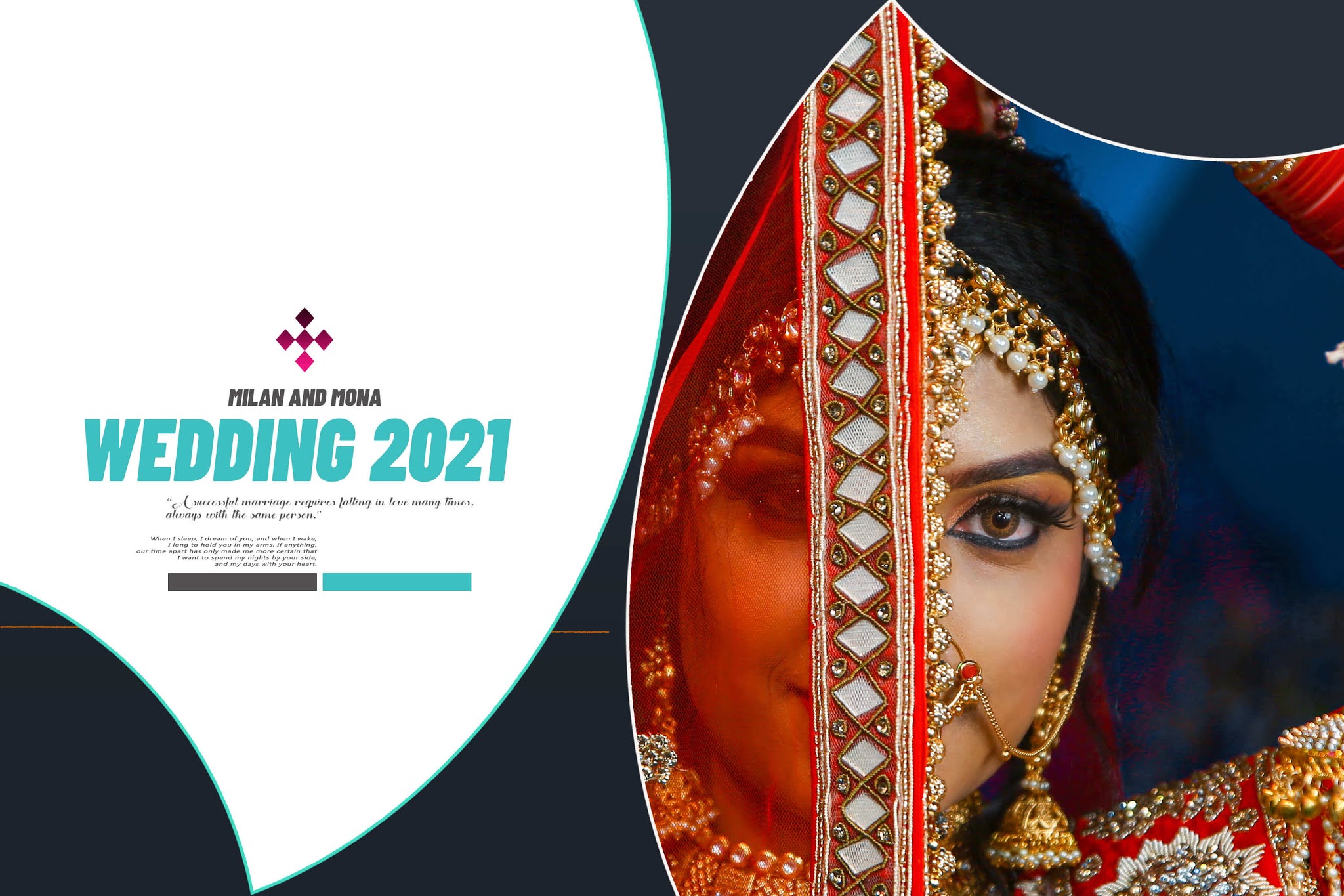 Creative 12×18 Wedding Album Design PSD templates