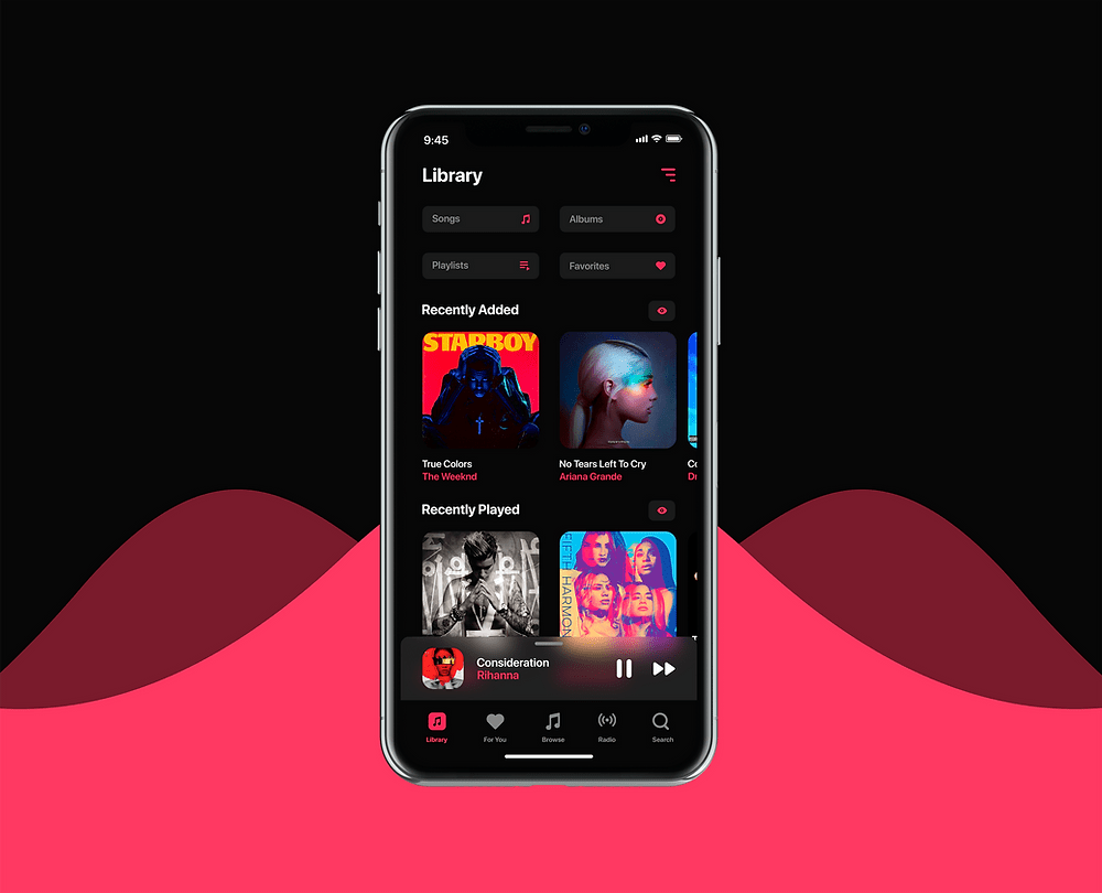 Apple Music iOS Concept