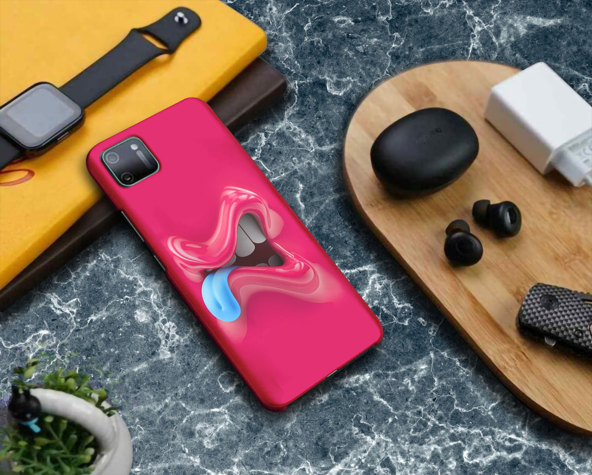 Mockup Custom Case 3D Realme C11 Gratis