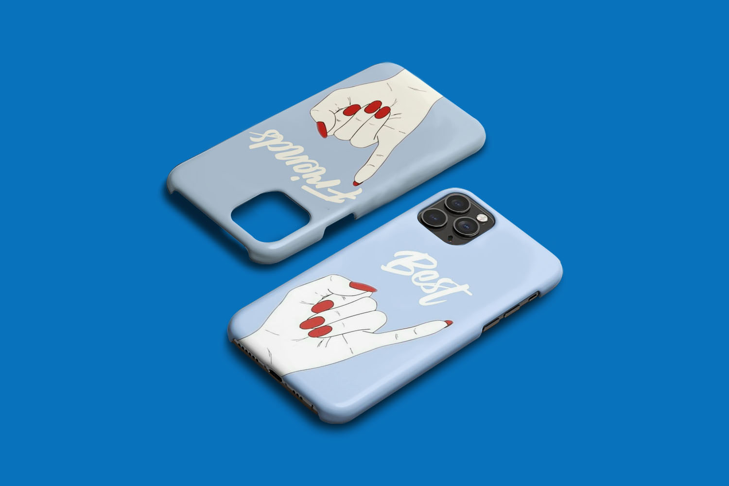 Double Mockup 3D Case iPhone 11 Pro Gratis