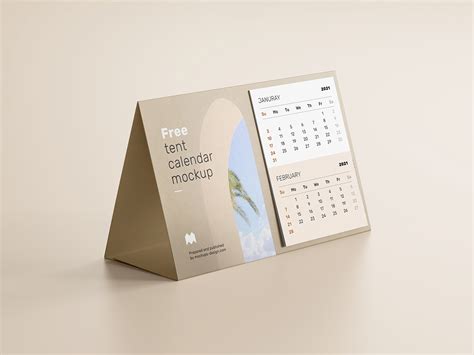 Free Tent Calendar&nbsp;Mockup