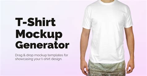 T Shirt Design Mockup&nbsp;Generator