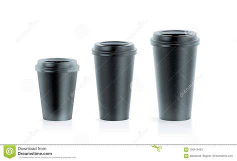 Black Paper Cup&nbsp;Mockup