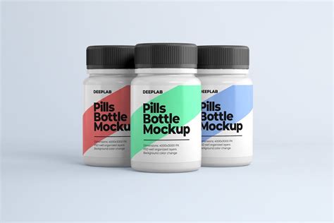 Medical Bottle Mockup