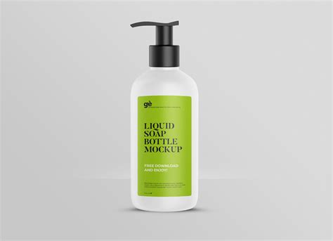 Liquid Soap Mockup Free&nbsp;Download