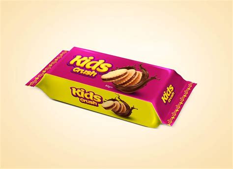 Biscuit Packet Mockup Free&nbsp;Download
