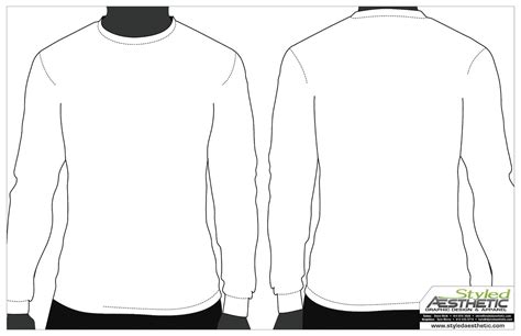 Long Sleeve Shirt Collar Design&nbsp;Template