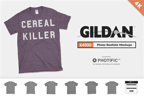 Gildan 64000 Softstyle Shirt&nbsp;Mockups