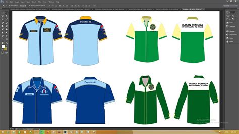 Template Desain Baju Photoshop