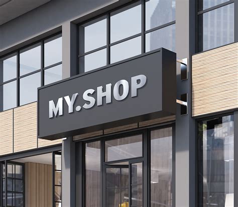 Shop Facade Mockup