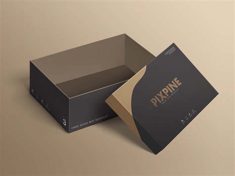 Shoes Box Mockup&nbsp;Free
