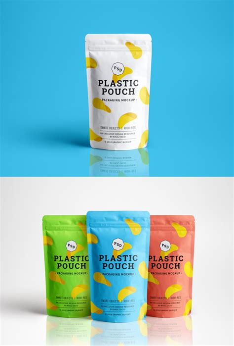 Plastic Pouch Mockup&nbsp;Psd