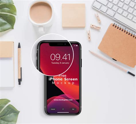 Iphone Screen Psd&nbsp;Mockup