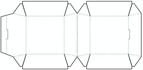 Hamburger Box Template&nbsp;Free