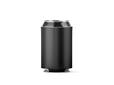 Black Koozie Mockup