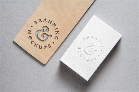 Embossed Paper Mockup