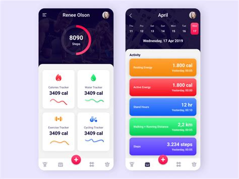 Fitness App Mockup