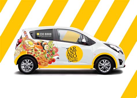 Delivery Car Mockup&nbsp;Psd