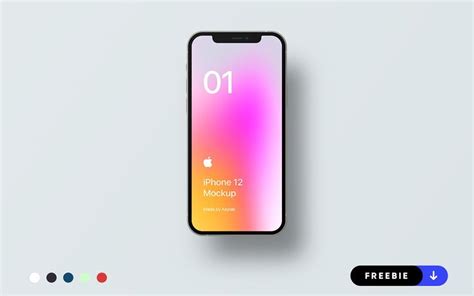 Iphone 12 Sketch&nbsp;Mockup