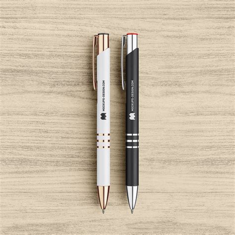 Black Pen Mockup&nbsp;Free