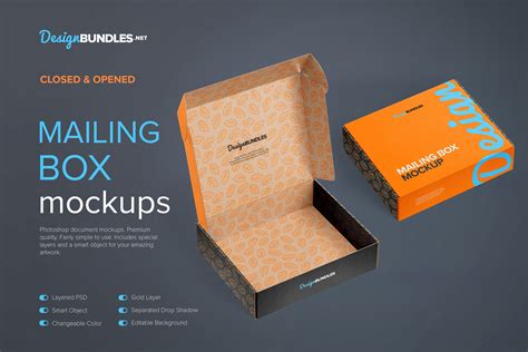 Mailing Box Mockup