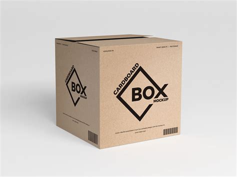 Carton Box Mockup Psd&nbsp;Free