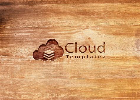 Wood Logo Mockup&nbsp;Free
