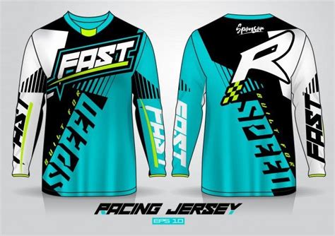 Sublimation Long Sleeve Jersey Design&nbsp;Template