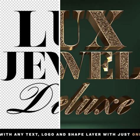 Gold Glitter Font&nbsp;Photoshop