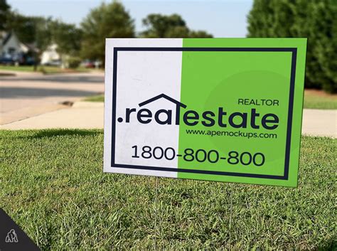 Yard Sign Mockup Psd&nbsp;Free