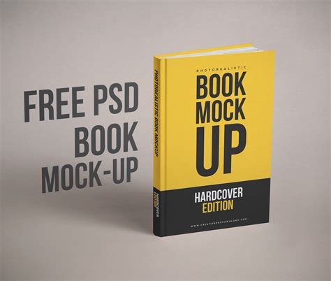 Free Download Book Cover Mockup&nbsp;Psd