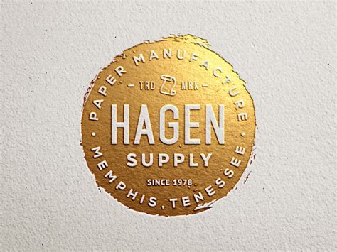 Gold Foil Letterpress Mockup