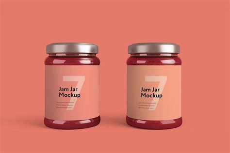 Jam Jar Mockup