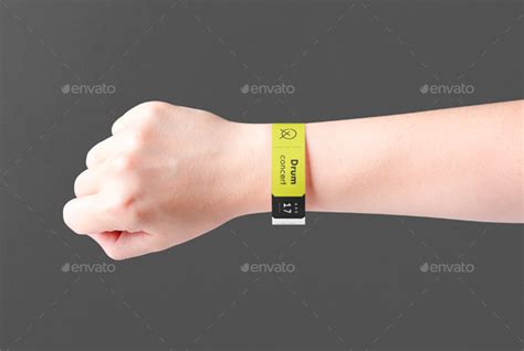 Paper Bracelet Mockup&nbsp;Free