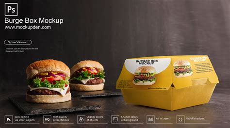 Mockup Free Download Burger