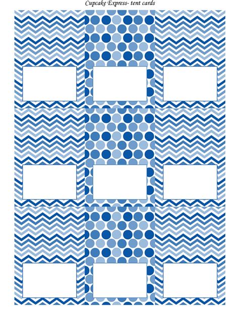 Tent Card Template&nbsp;Free