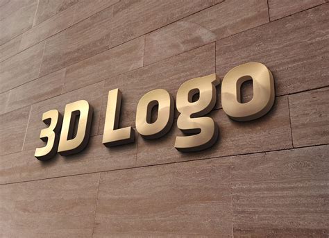 3D Signage Mockup&nbsp;Free