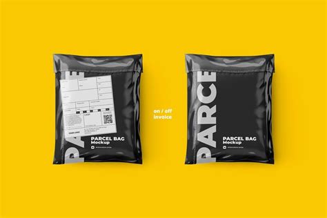 Shipping Bag Mockup Free