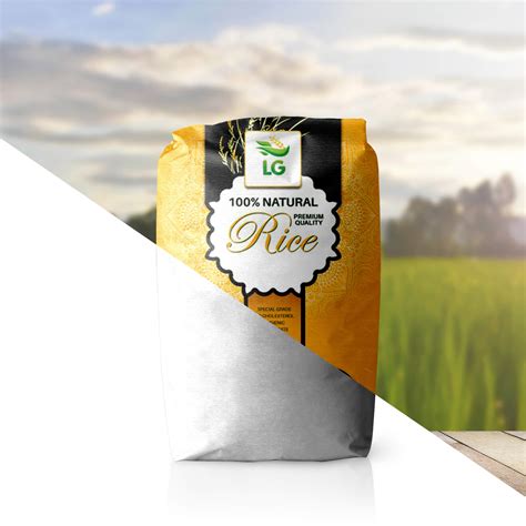 Rice Packaging Mockup Free Download