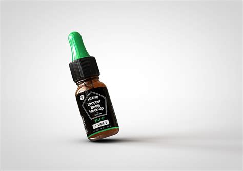 Cbd Oil Bottle Mockup Free&nbsp;Download