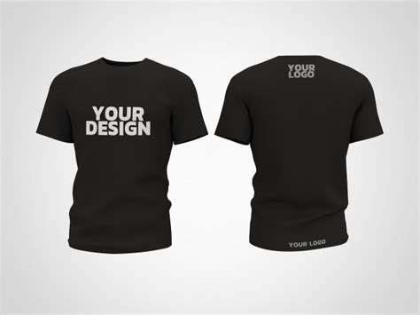 Free 3D Rendered T-Shirt Mockup Psd