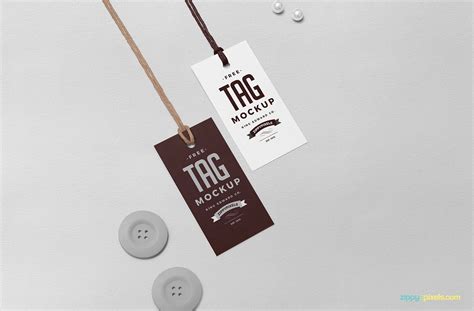 Swing Tag Mockup&nbsp;Free