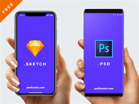 Iphone Android Mockup&nbsp;Psd
