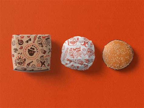 Burger Wrapper Mockup&nbsp;Free